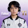 Faker选手头像 - LOL传奇中单，T1战队核心